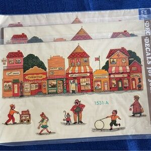 (3) Vintage Meyercord Art Decals